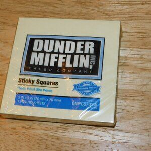 Dunder Mifflin sticky squares paper - The Office - stocking stuffer